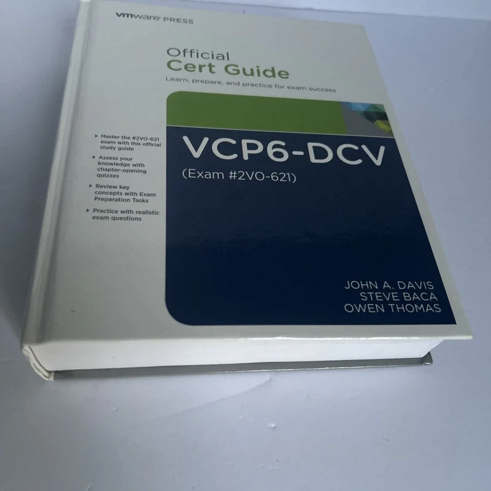 VCP6-DCV Official Cert Study Guide Exam 2V0-621  Hardcover  Used Good